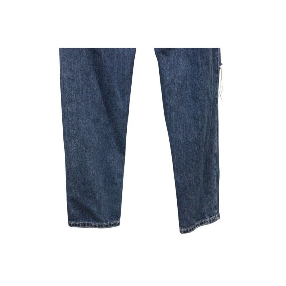 Hollister Denim Overalls Size Small Distressed 100% Cotton Preppy - Picture 12 of 14